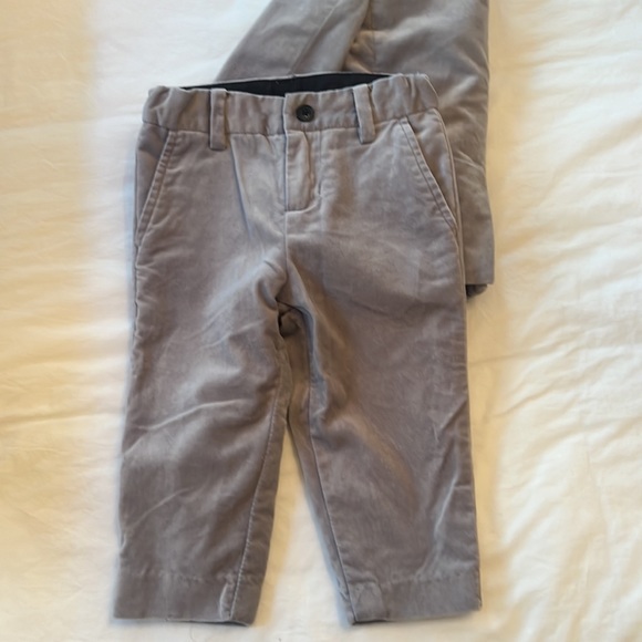 Janie and Jack x Rachel Zoe 3 piece velvet toddler set 18-24 mo - Picture 6 of 10